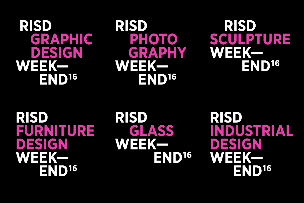 RISD Weekend Department Grid